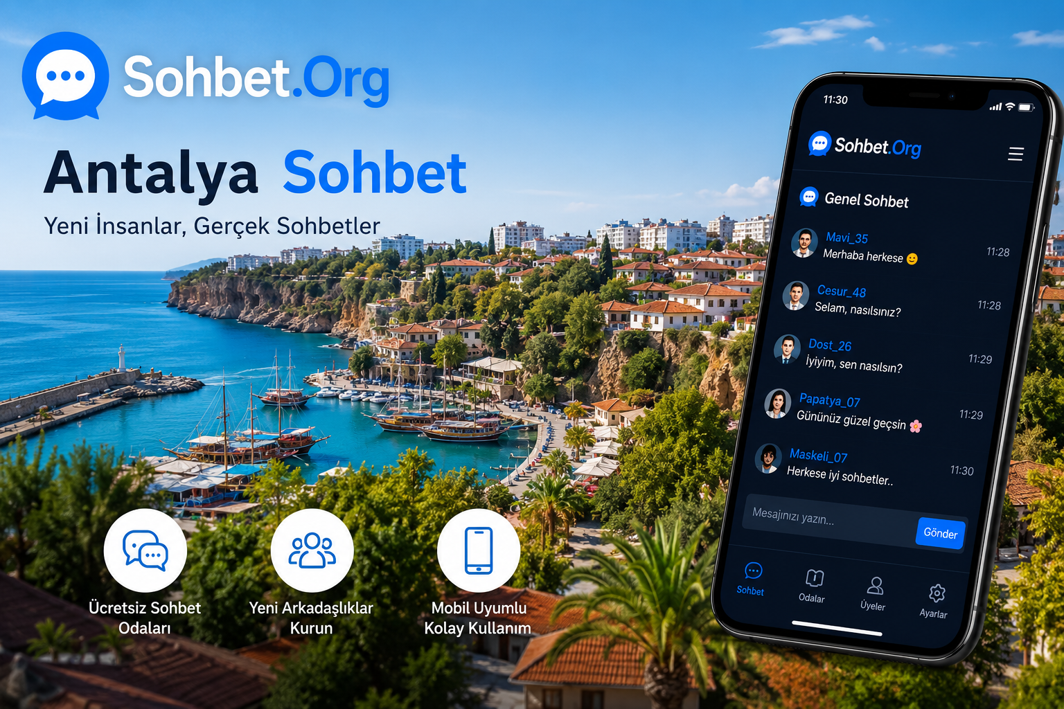Antalya Sohbet Odaları