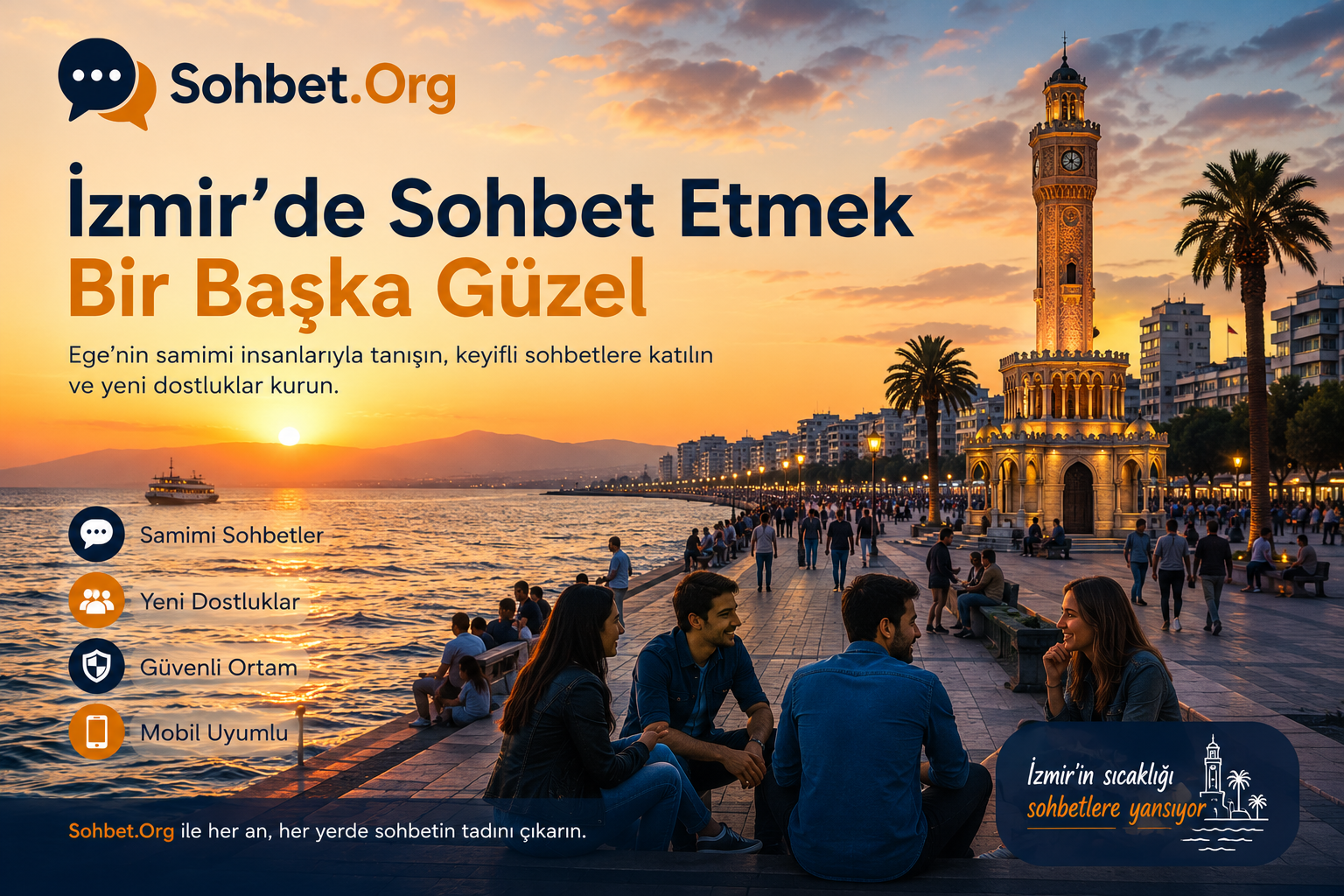 İzmir’de Sohbet Etmek Bir Başka Güzel