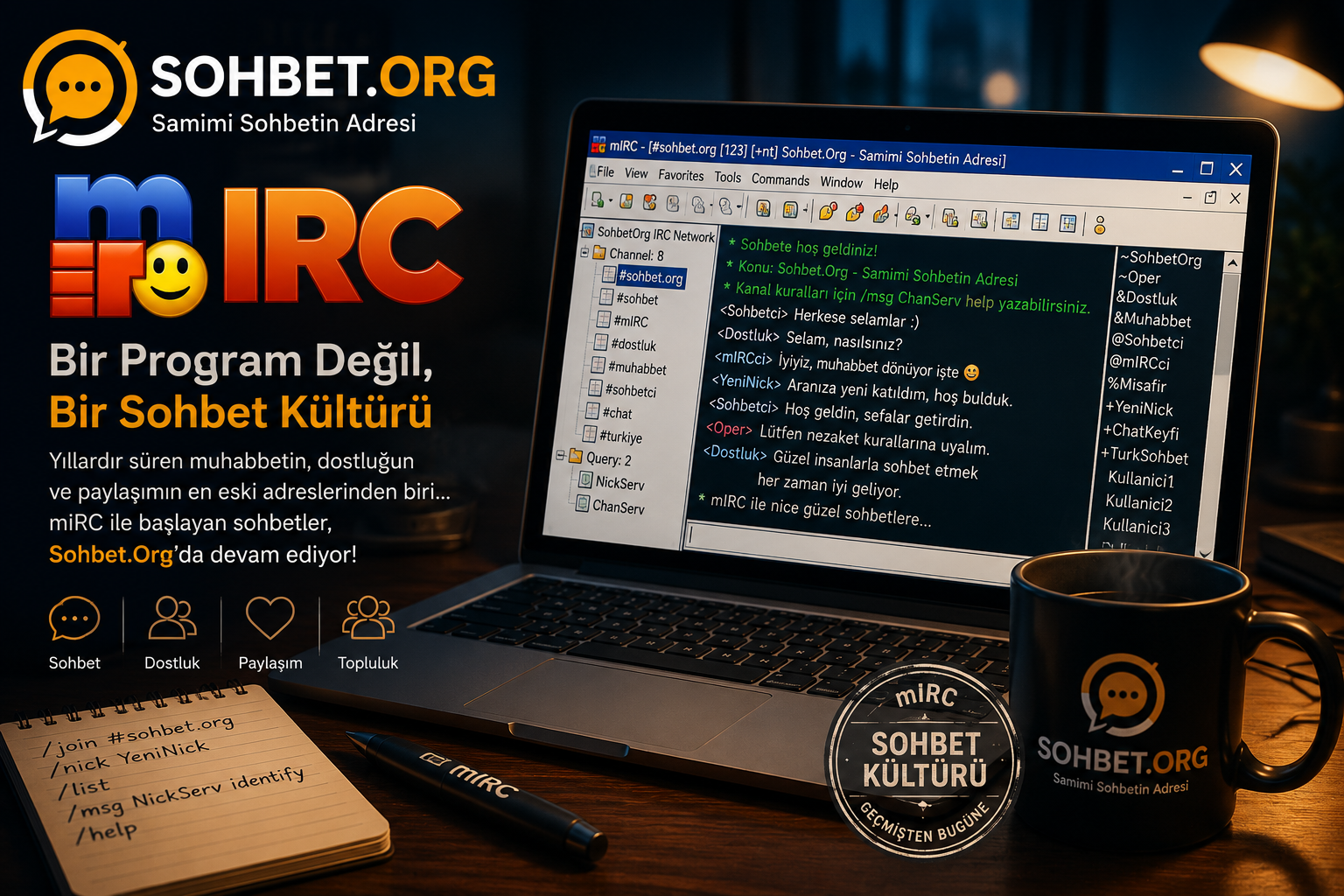 mIRC Bir Dönemin Dijital Buluşma Noktasıydı